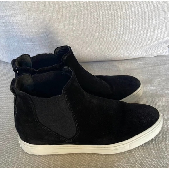 Vince Newlyn Black Suede High Top‎ Sneaker Boots - Picture 8 of 10